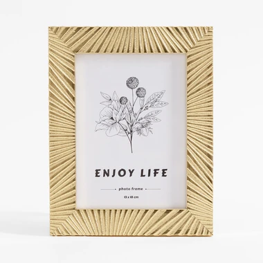 Zlatý glamour fotorámeček 13x18 cm