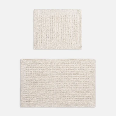 Sada 2 koberečků VERONA krémová - 50x80 a 40x50 cm