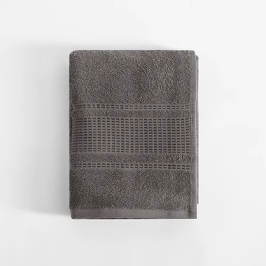 Bavlněný ručník tmavě šedý ROYAL 30x50 cm