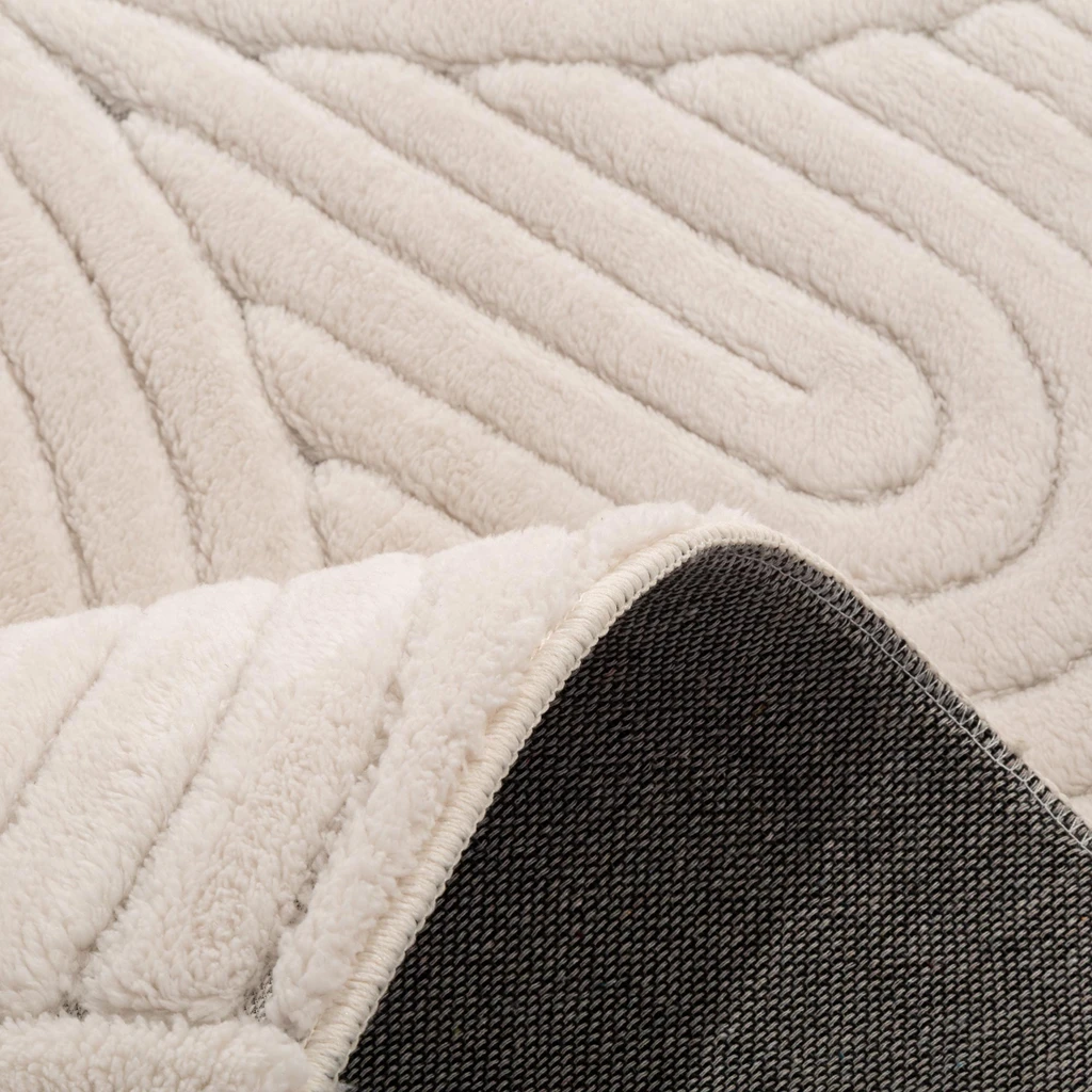 Koberec do obývacího pokoje MODERNO, krémový, 120x160 cm