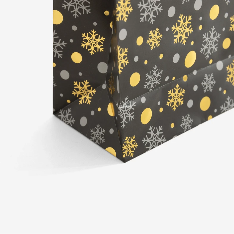 Vánoční dárková taška hvězdičky S MIX