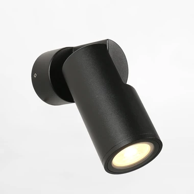 Černé venkovní nástěnné svítidlo IP65 NOCTURNE