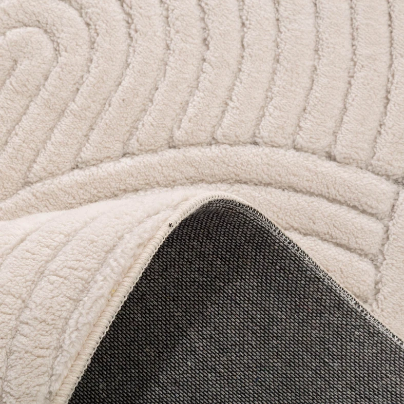 Koberec do obývacího pokoje MODERNO, krémový, 160x230 cm