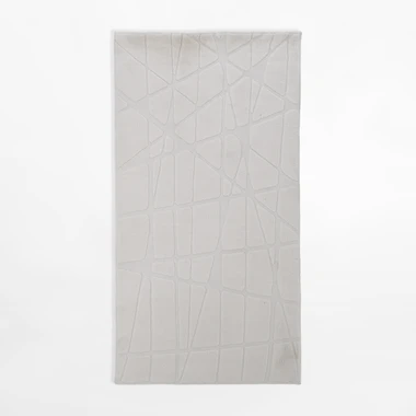 Krémový geometrický koberec ACTION 80x150 cm