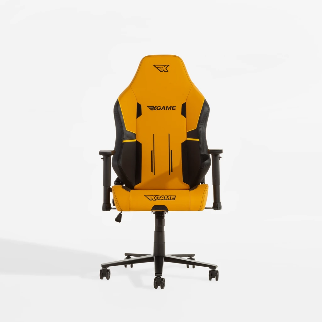 Žlutá kancelářská židle VEDNES