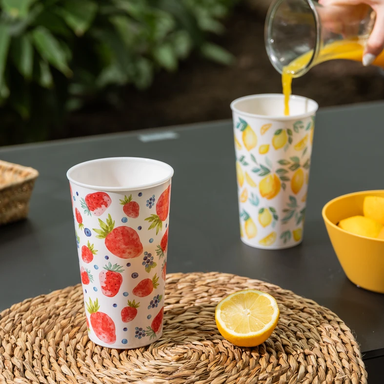 Sada 2 plastových kelímků 650 ml