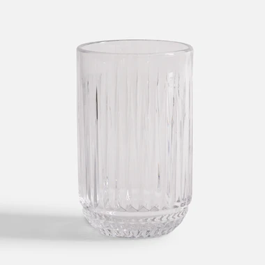 Vysoká drážkovaná sklenice 400 ml