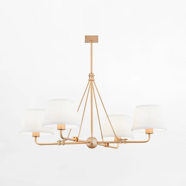 Bílo-zlaté závěsné svítidlo ATRANI