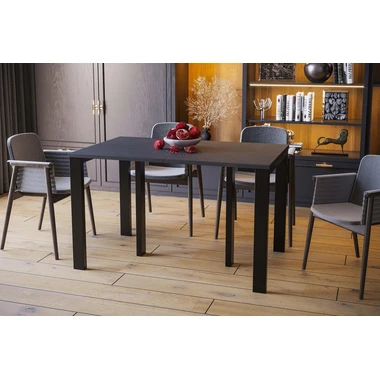 Industriální rozkládací stůl tmavý beton VAST