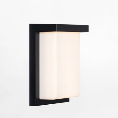 Černé venkovní nástěnné svítidlo IP65 ALBA