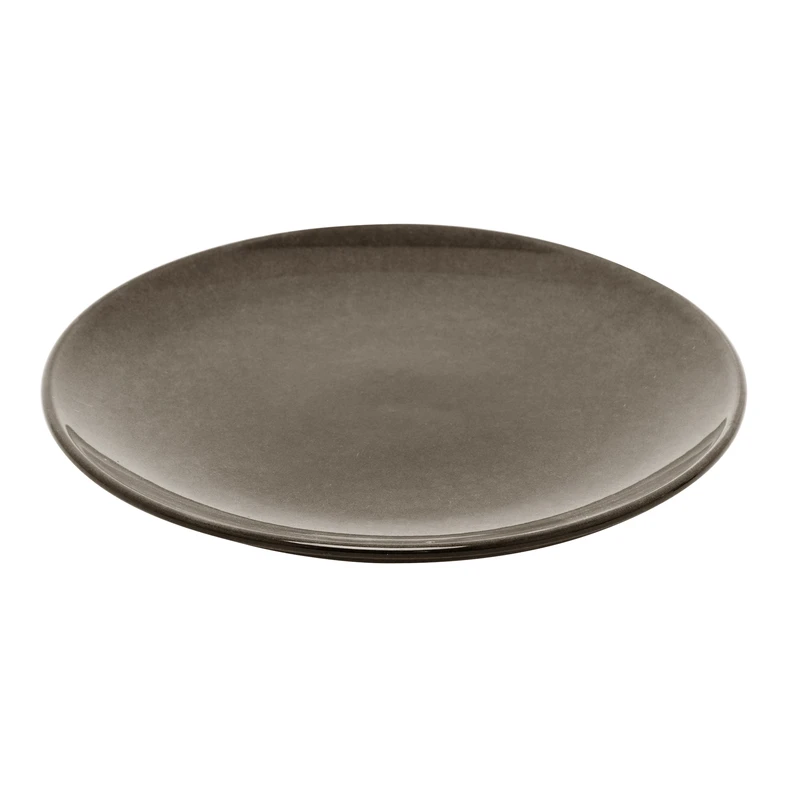 Dezertní keramický talíř světle šedý LUNA 20 cm
