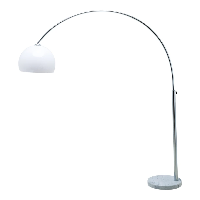Oblouková stojací lampa do obývacího pokoje VISION