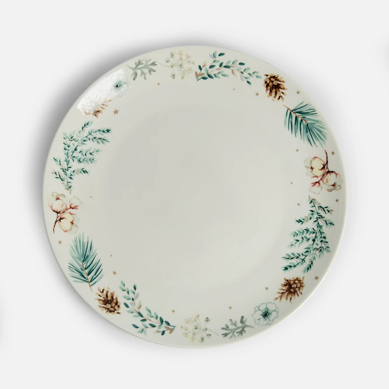 Vánoční jídelní talíř CONE 26,5 cm