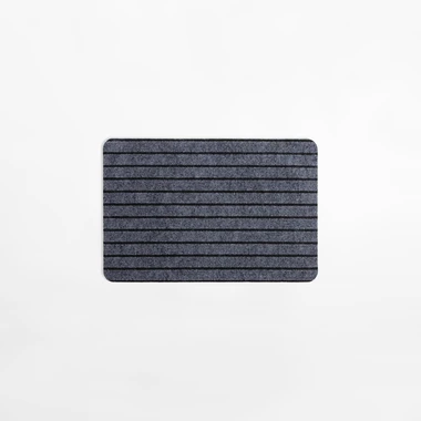 Rohožka na boty STRIPES, modrá, 40x60 cm