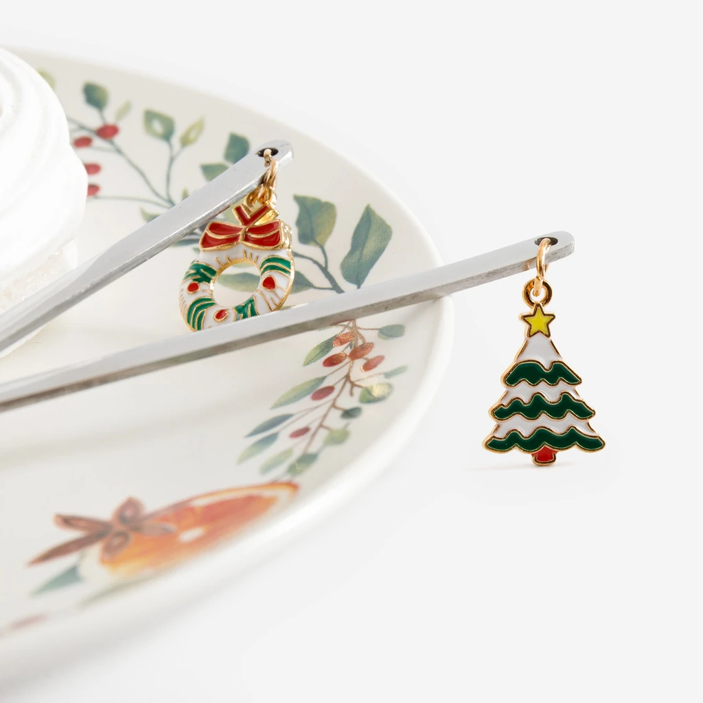 Sada lžiček s přívěsky CHRISTMANS 4 ks