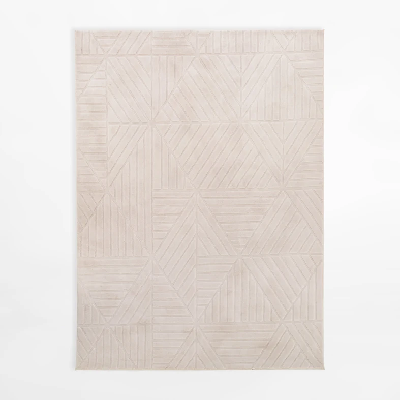 Moderní koberec MODERNO, krémový, 160x230 cm