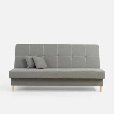 Rozkládací pohovka s úložným prostorem AVENTO šedá