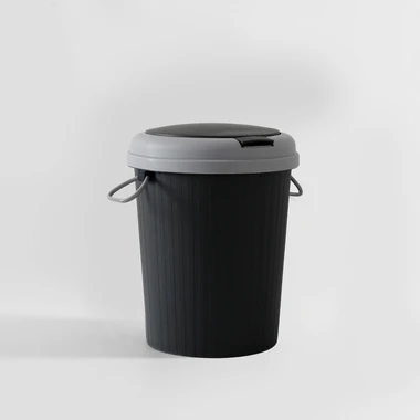 Odpadkový koš 13 l černo-šedý
