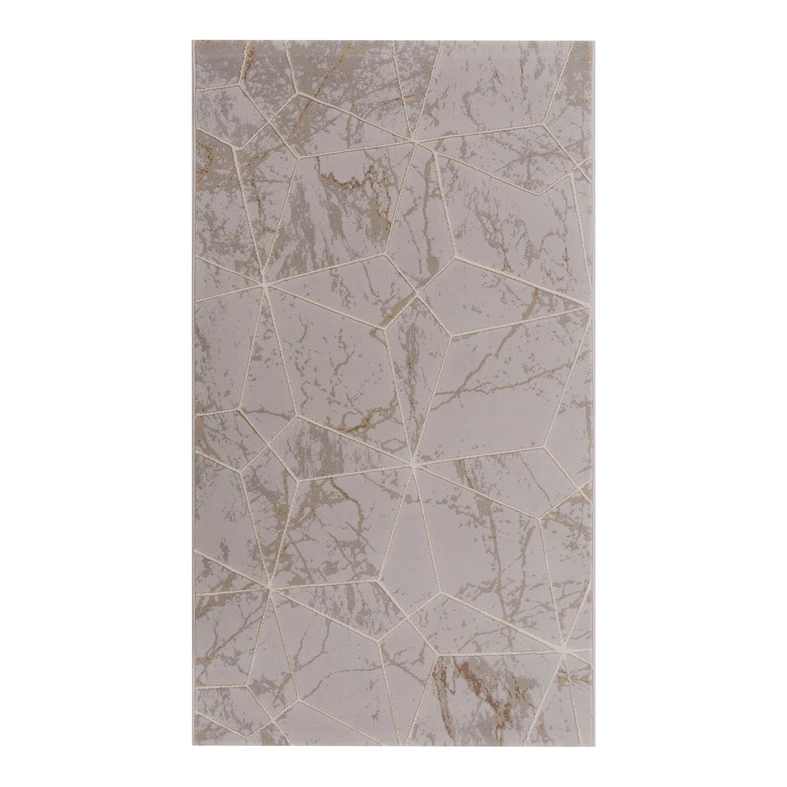 Koberec s dekorem mramoru béžový ALMERA 80x140 cm