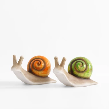 Zahradní figurka šnek 12,5 cm MIX