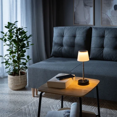 Výškově nastavitelná stolní LED lampa s USB nabíjením