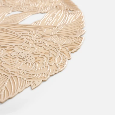 Kulaté prostírání zlaté 38 cm