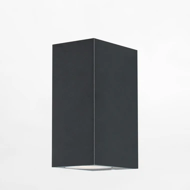 Černé venkovní fasádní svítidlo HARMONIA GU10 IP44