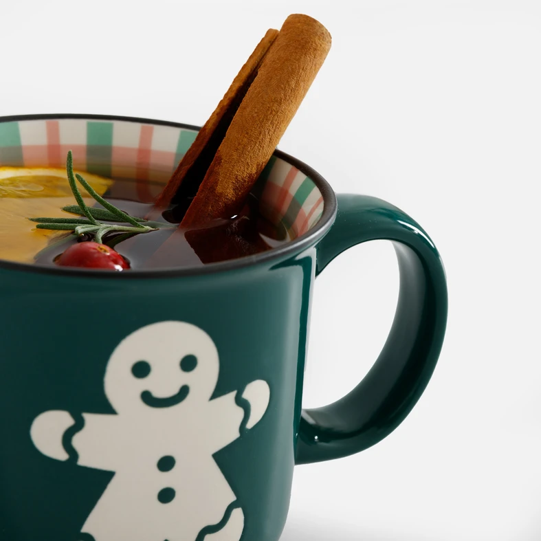 Vánoční hrnek zelený 530 ml