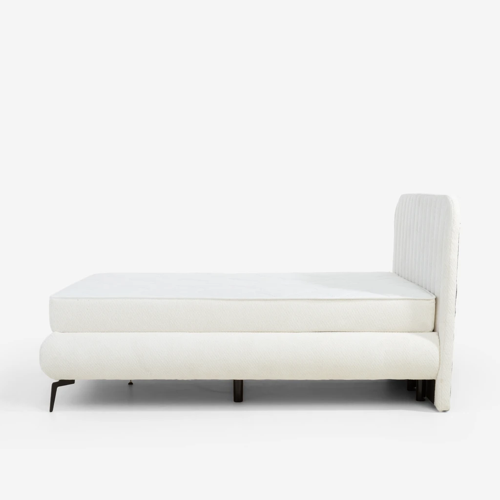 Postel boxspring VALO bílá 140x200