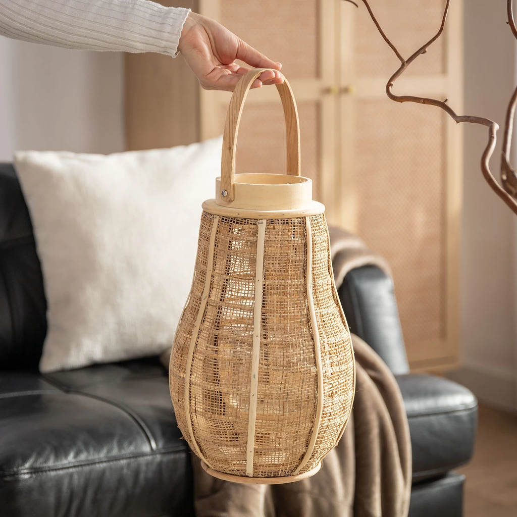 Lucerna svítilna v boho stylu 36 cm