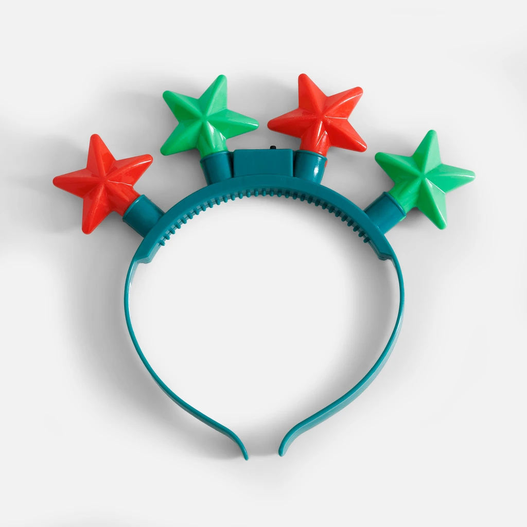 Čelenka, vánoční, svítící, MIX