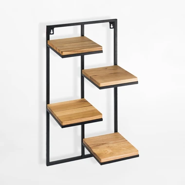 Závěsné 4 police na květináče ve stylu loft LENS