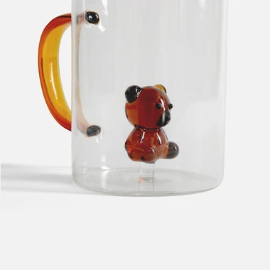 Skleněný hrnek MEDVÍDEK 430 ml