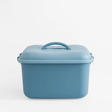 Úložný box na kolečkách modrý 46x37x30 cm