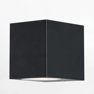 Černé venkovní fasádní svítidlo HARMONIA IP44