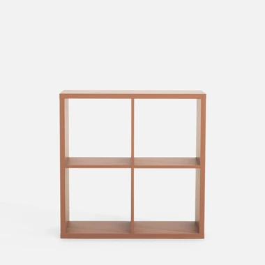 Čtvercová knihovna MAURO terakota