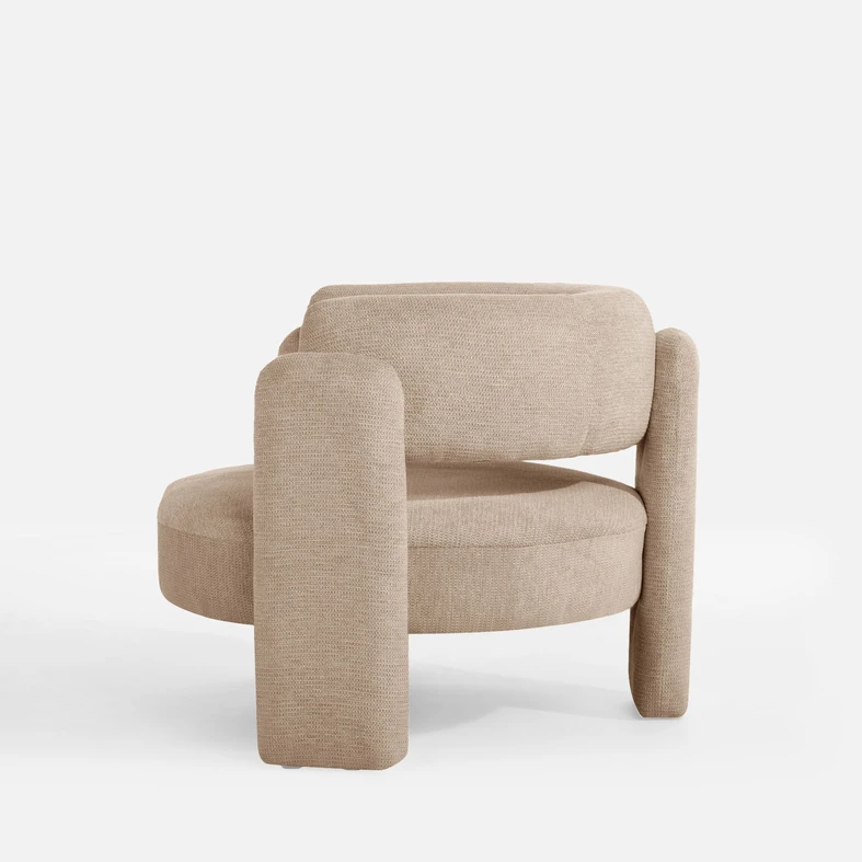 Zdjęcie fotela. Ujęcie pod tyłu.