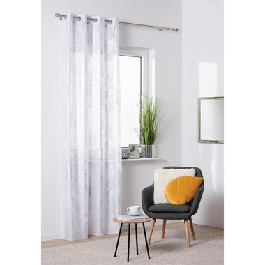 Záclona do obývacího pokoje VANUA 140x260 cm bílá