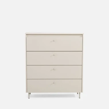 Kašmírová komoda se šuplíky na kovových nožičkách TORINO