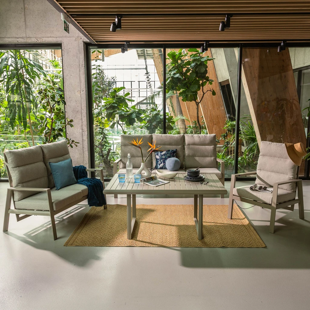 3místná zahradní pohovka s nastavitelným opěradlem NALANI