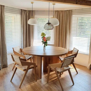 Černé závěsné svítidlo TRINI fi 30 cm