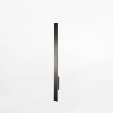 Černé vysoké venkovní nástěnné svítidlo 100 cm LED IP65 LUMINOUS