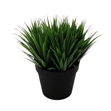 Umělá tráva v květináči 19 cm
