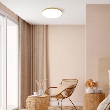 Černé LED stropní svítidlo VERI 47 cm