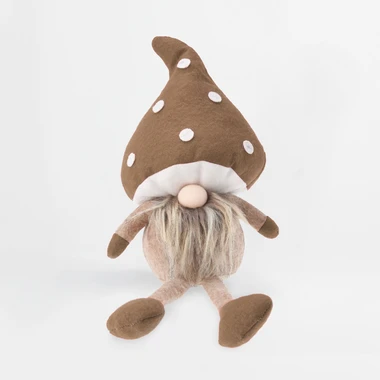 Dekorativní figurka skřítek hříbeček 40 cm MIX