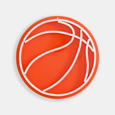 Dekorativní LED svítidlo BASKETBALOVÝ MÍČ