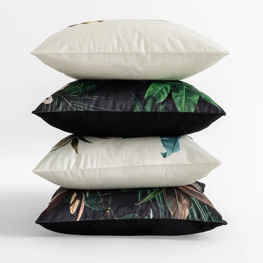 Exotický béžový povlak na polštář MADERA 45x45 cm