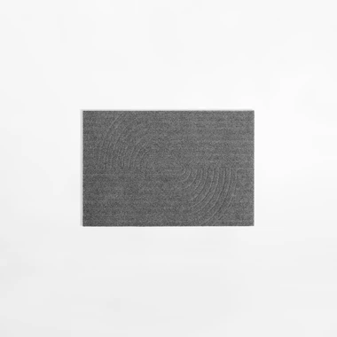 Rohožka na boty PRESS, šedá, 40x60 cm