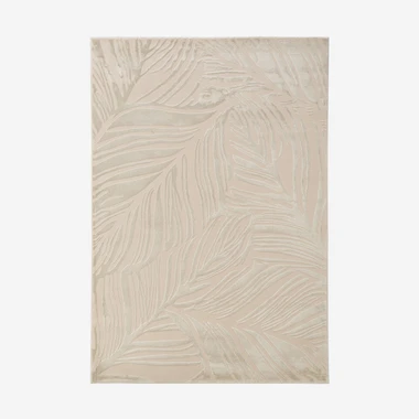 Koberec s motivem listů BUTIQUE béžový 160x230 cm
