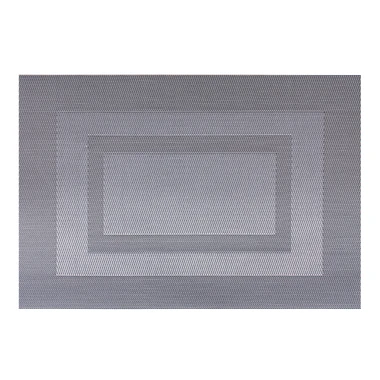 Šedá podložka pod talíře 30x45 cm